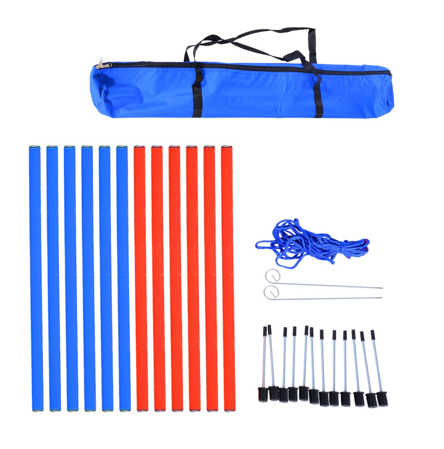 Pet Agility Set Training Dogs Outdoor Outward Play Adjustable Pole