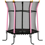 5.2ft Kids Trampoline With Enclosure Indoor Outdoor For 3-10 Years | Pink