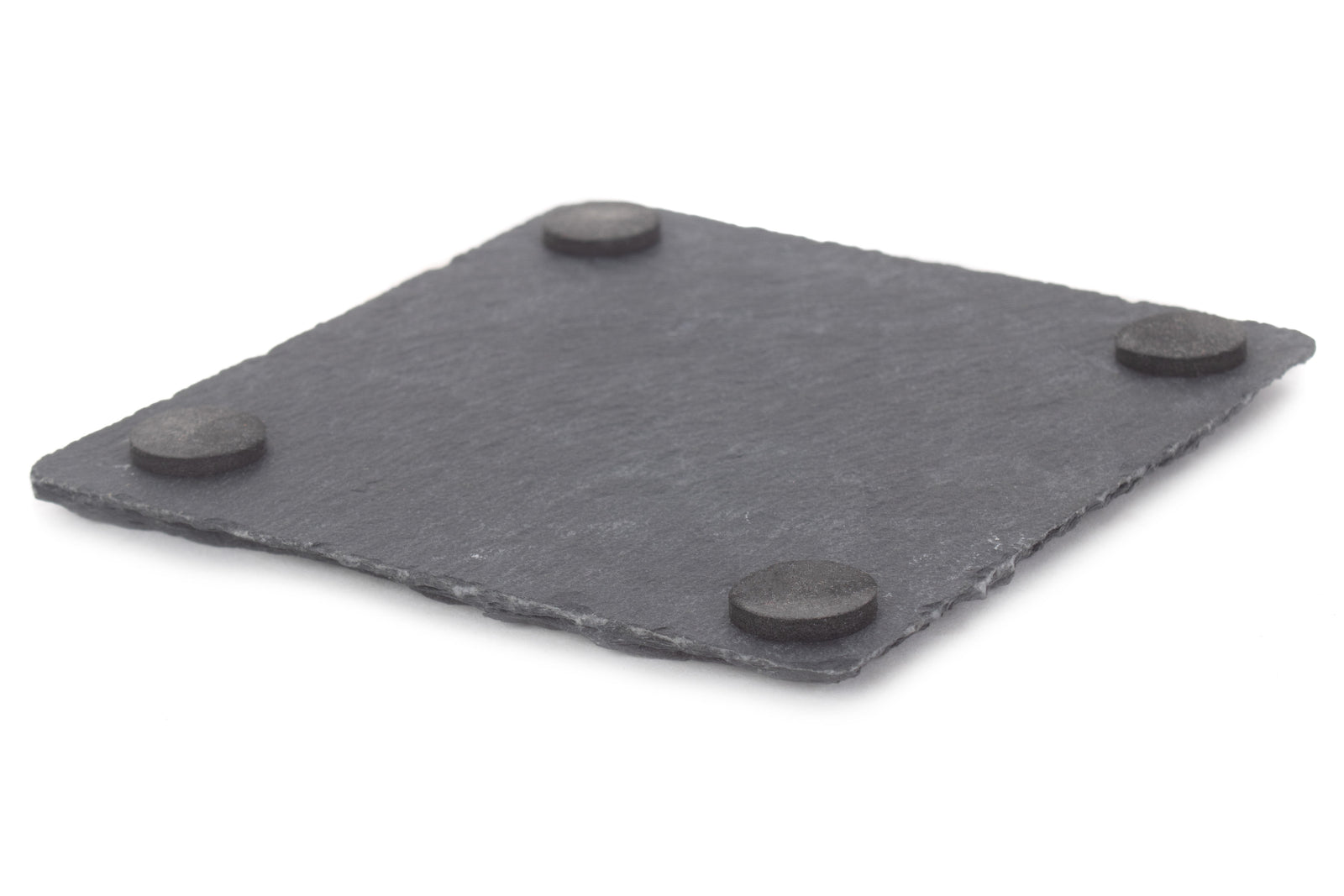Slate Drinks Square Slate Coaster Set 4