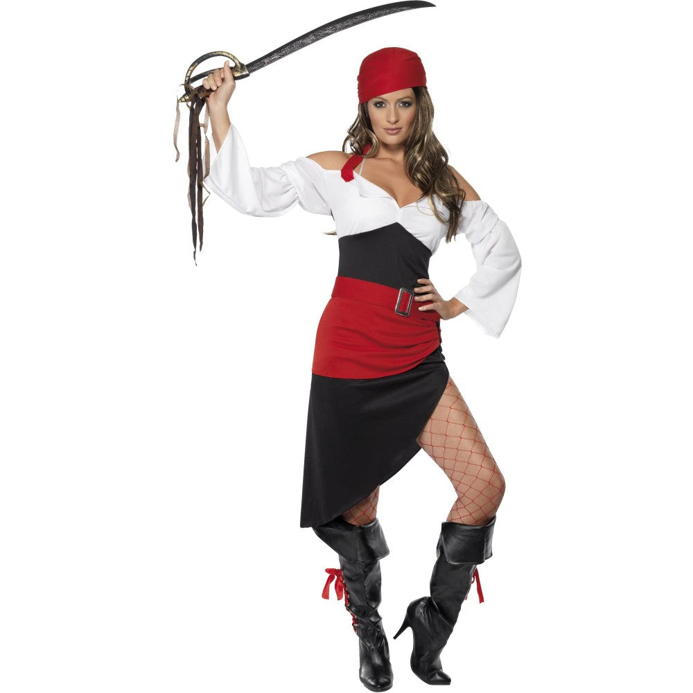 Sassy Pirate Wench Costume | Small