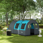 Camping Tent, 3000mm Waterproof Family Tent For 5-6 Man | Gray