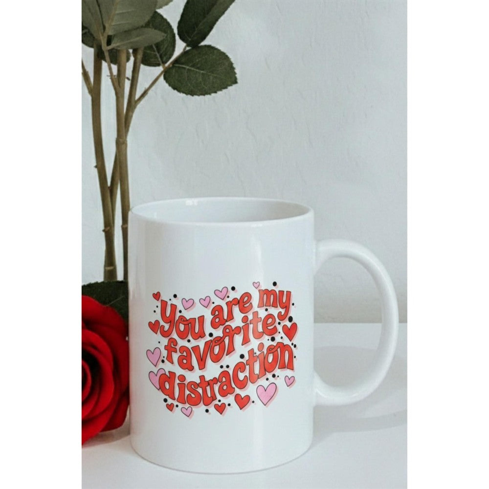Dyzi You Are My Favorite Distraction Mug Valentine’s Day Gift