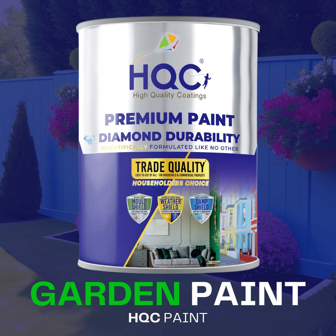 HQC Paint Garden Paint - Best Weatherproof For All Outdoor Wood & Furniture