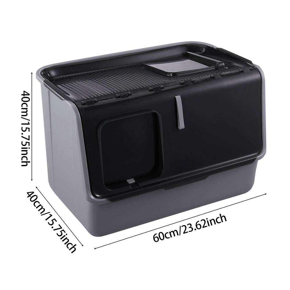 Large Hooded Cat Litter Box