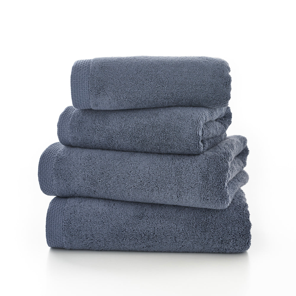 Egyptian Spa 700gm Supersoft Absorbent Cotton Towels | Bath Towel | Midnight Blue