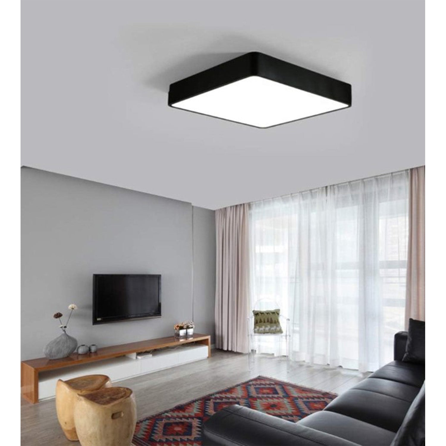 Bath Plus TB+ Modern Ultra-thin Square Flush Ceiling Light