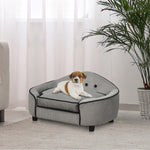 Dog Sofa Puppy Chair Kitten Bed Lounge W/ Cushion, For Xs And S Dogs