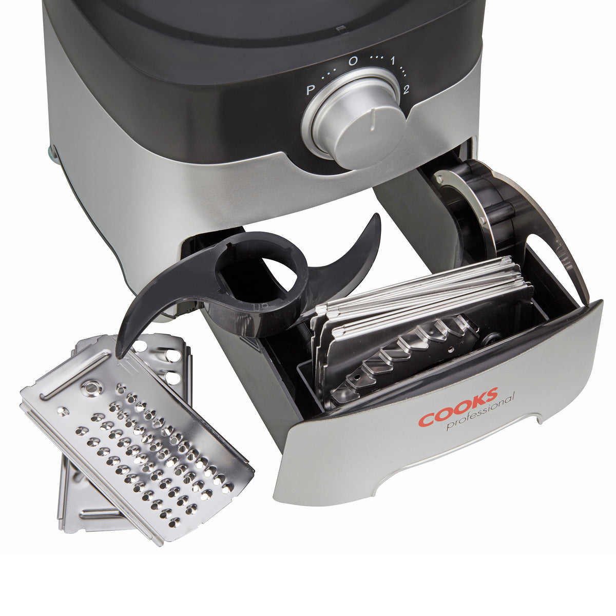 1000w Food Processor | 1000w | Black & Silver