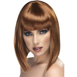 Glam Short Blunt Wig With Fringe | Brown
