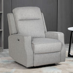 Electric Armchair Fabric Recliner W/ Usb Port | Grey