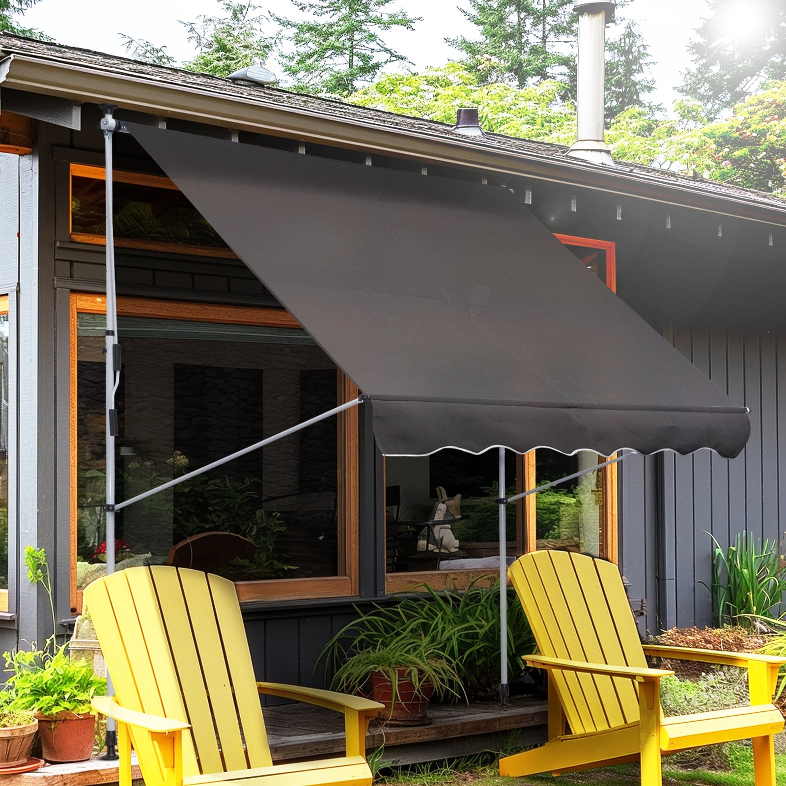 2x1.5m Manual Adjustable Awning