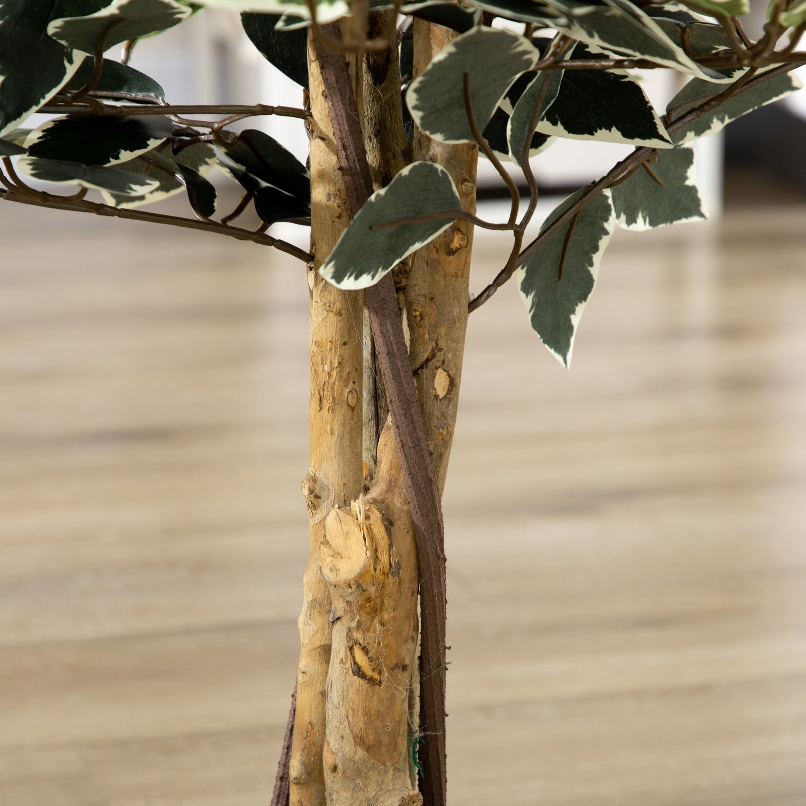 Artificial 130cm Ficus Tree With Lifelike Leaves
