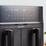 Switch Dual Air Fryer With Extra Large 10l Capacity, Pfas-free Drawer | Black