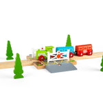 Level Crossing Accessory for Wooden Train Sets