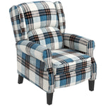 Recliner Chair Wingback Living Room | Blue