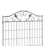 Garden Fence 4 Panels 44in X 12ft Steel Border