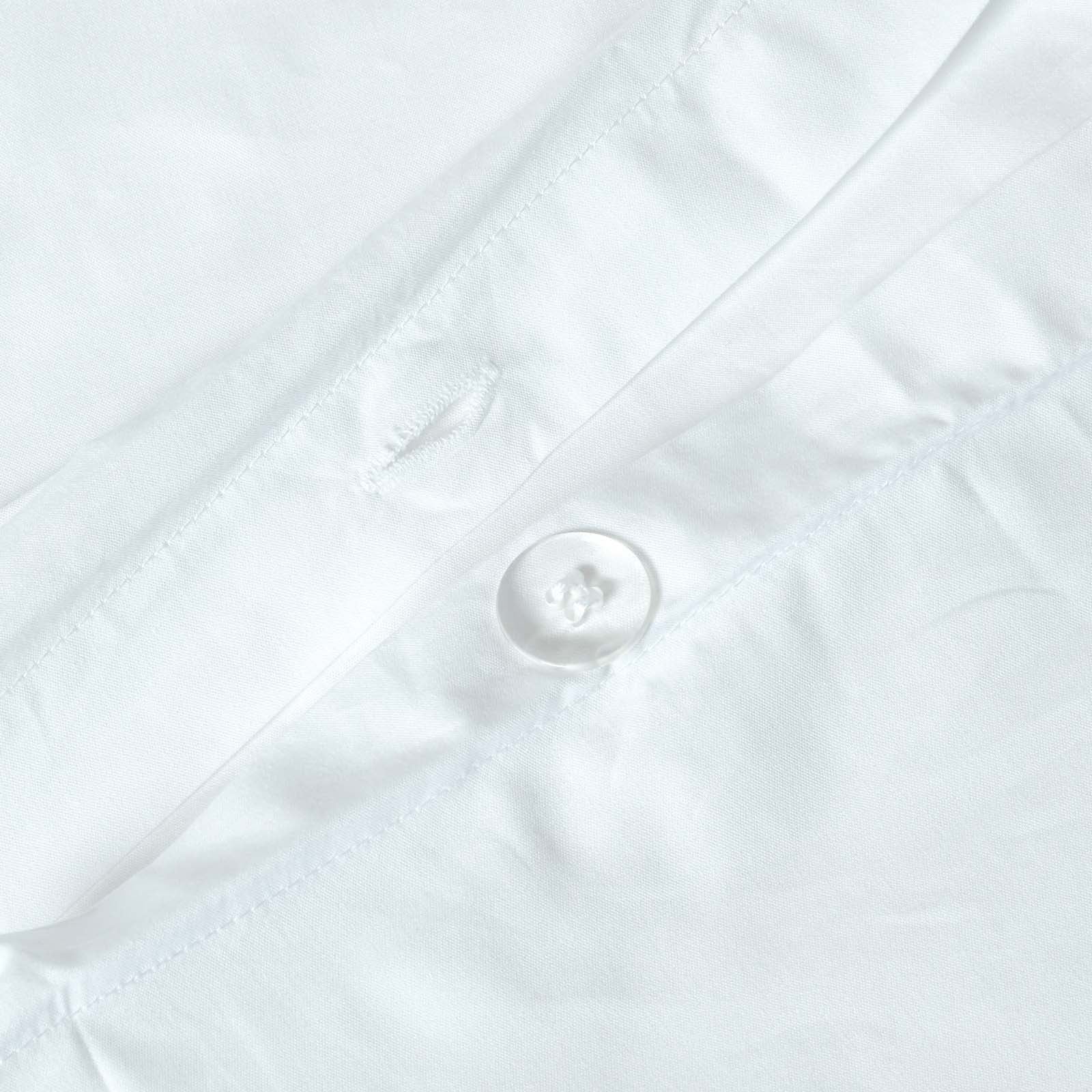 Cotton Cot Bed Duvet Cover Set 200 Thread Count | Cot Bed | White