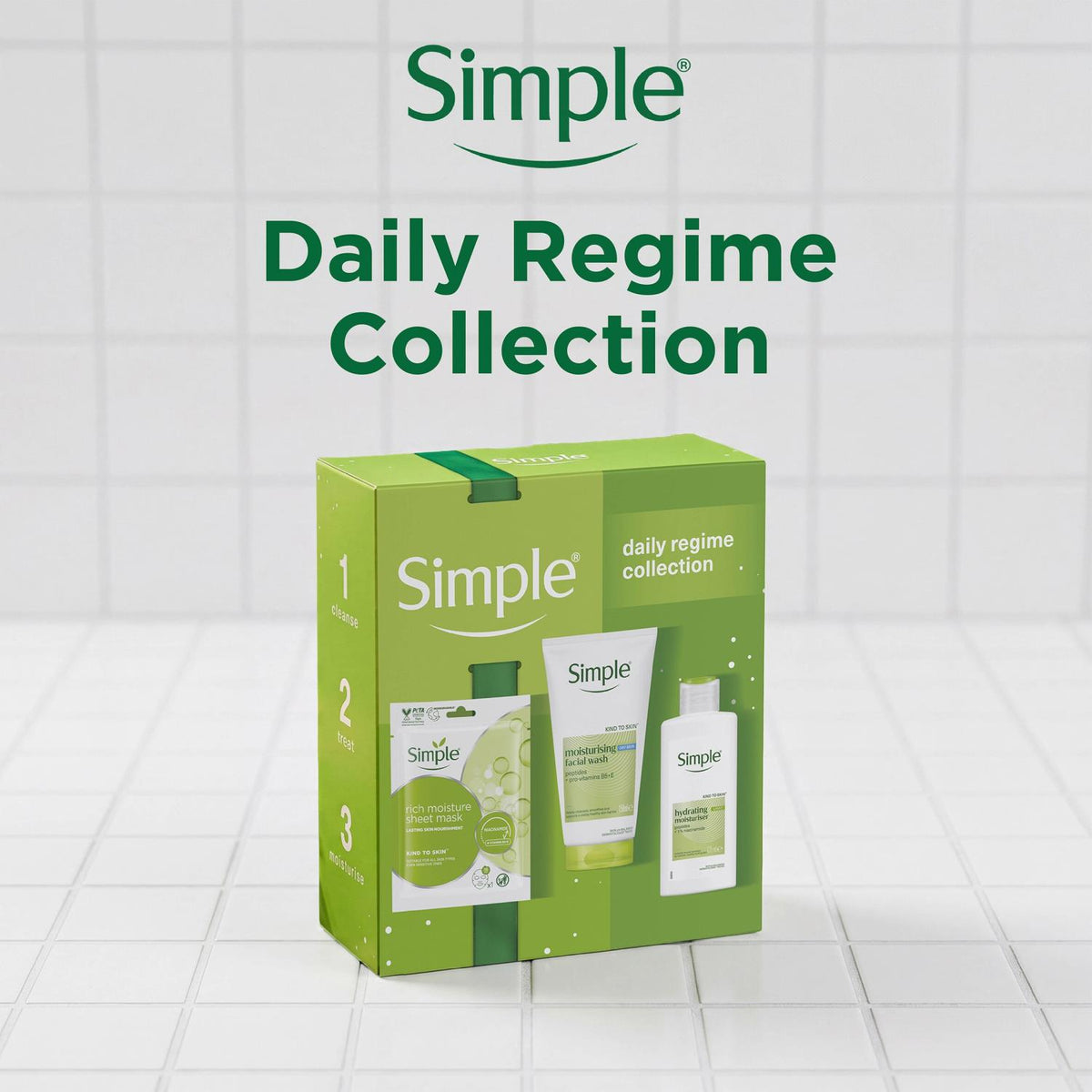 Daily Regime Edition Gift Set With Facial Wash And Moisturiser | Set of 1