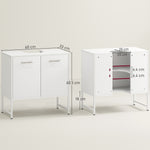Bathroom Under Sink Cabinet For Basin Without Or With Pedestal | White