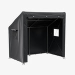 6 X 4ft Outdoor Garden Storage Shelter Bike Tent With Roll-up Zipper Door | Black