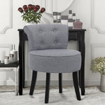 Classic Fabric  Chair Wing Back Chair Sofa Vanity Bedroom Dressing Chair