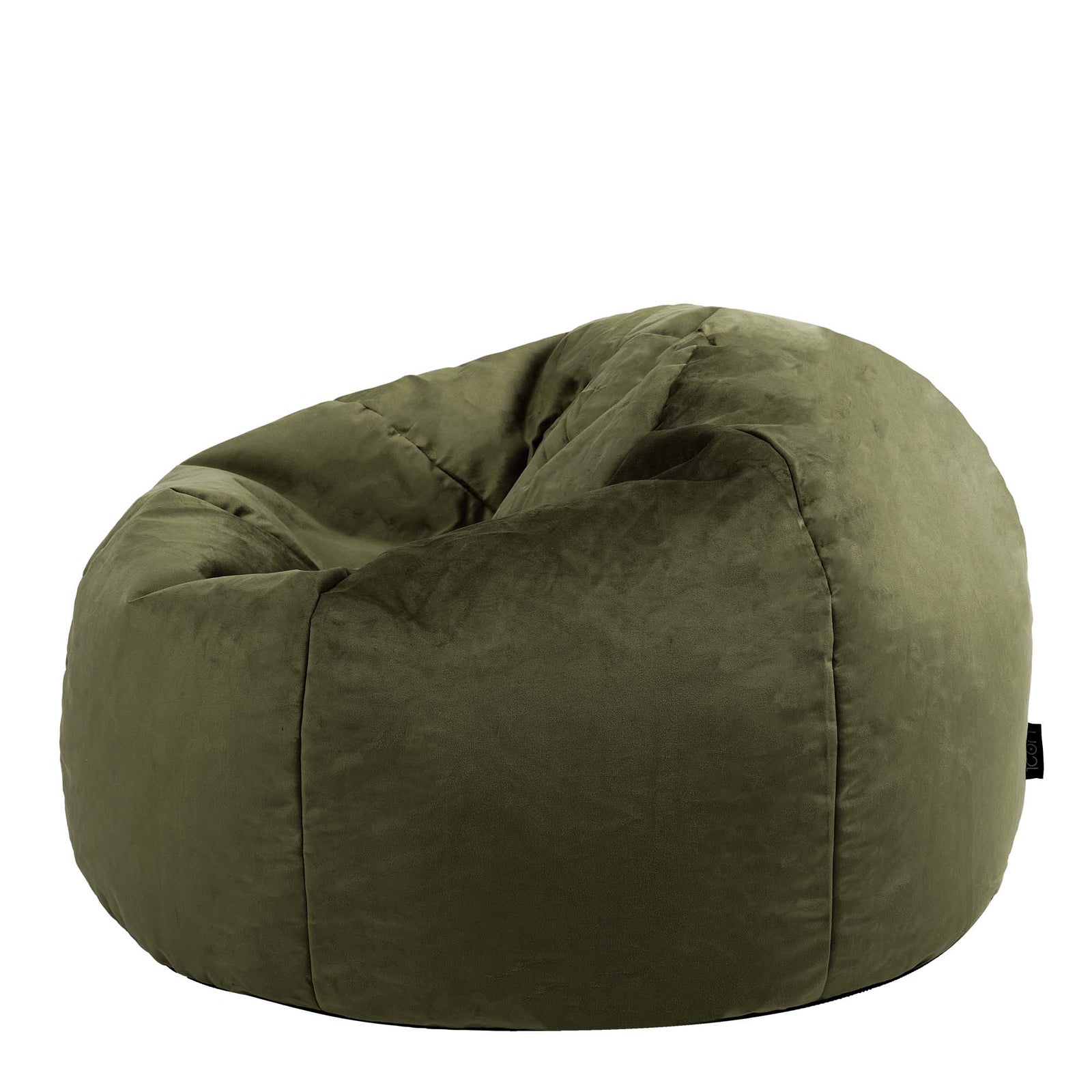 Aurora Velvet Bean Bag | Olive