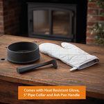 Cast Iron Multifuel Stove + Firewood Starter Kit | 5kw | Cast Iron