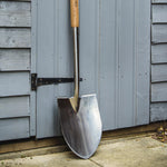 Stainless Steel Pointed Spade Rust Resistant Fsc For Gardening | Silver
