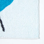 Cotton Tufted Blue Green Birds Pink Heart Kids Rug