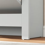 12-shoe Storage Cabinet 4 Shelves 2 Drawers Tabletop | Light Grey