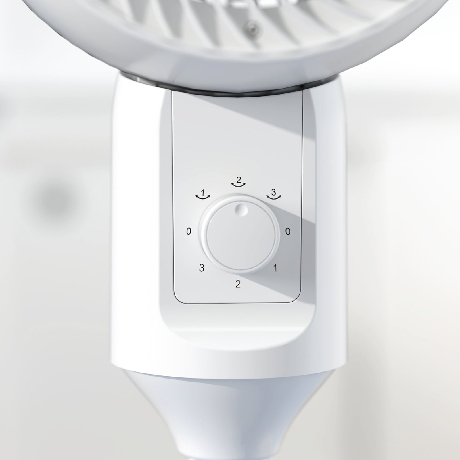 9 Inch Air Circulator Fan 70° Oscillation Carry Handle | One Size | White