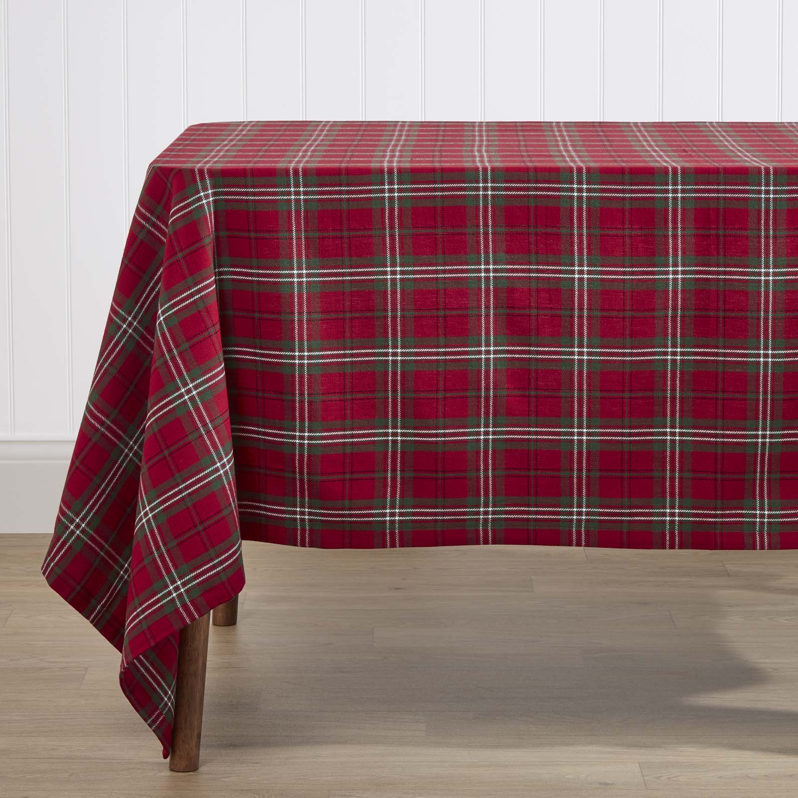 Red Prince Edward Tartan Christmas Tablecloth | 137 x 228cm | Red
