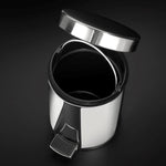 Bathroom Or Kitchen Bin 3l Silver Anti-corrosion Architect S+ Collection