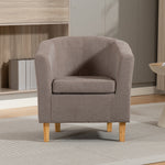 Millie Fabric Accent Chair | Brown