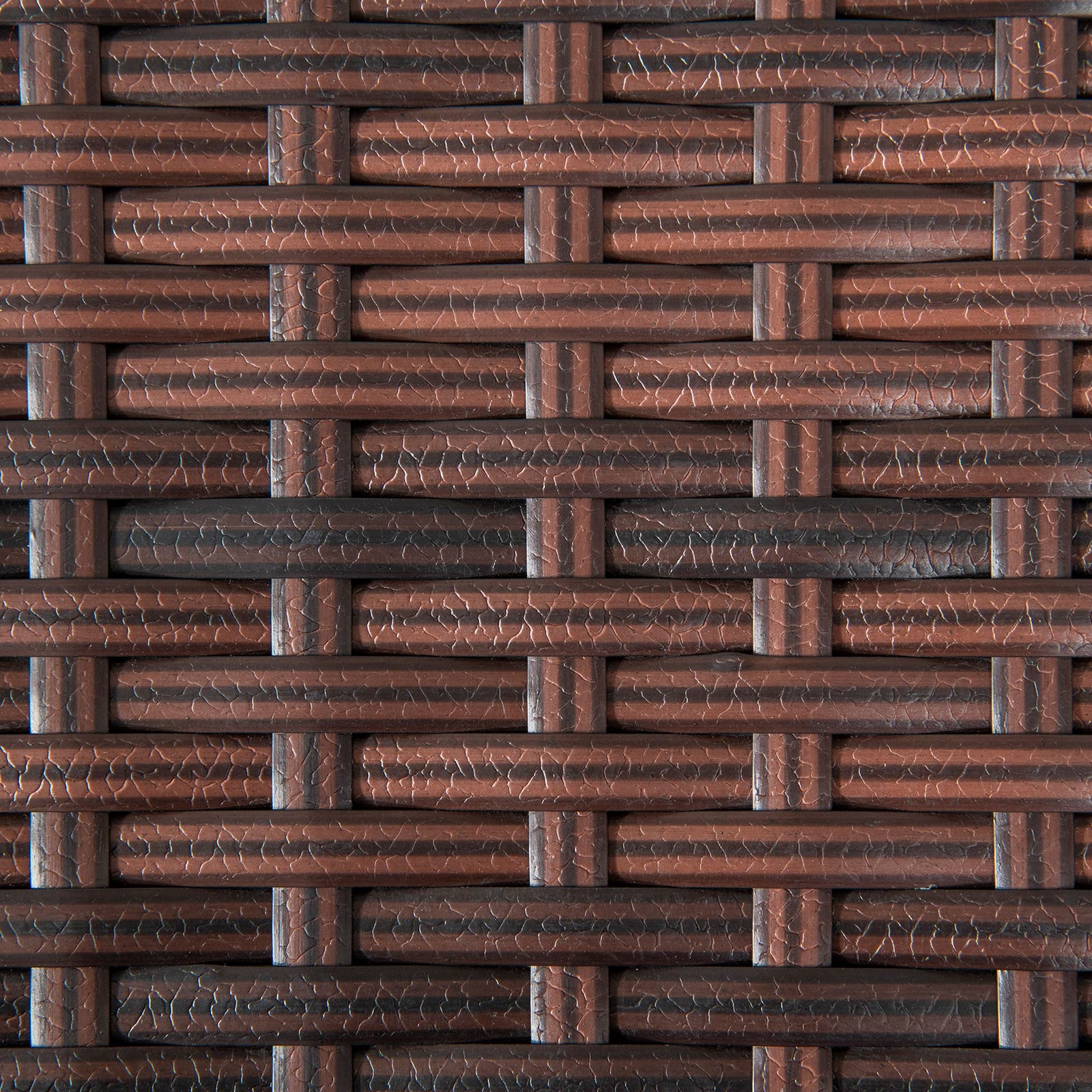 Pe Rattan Coffee Table, Patio Side Table | Brown