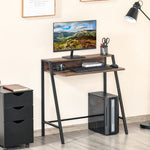 Workstation Desk, 2-tier, Storage Shelf