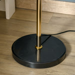 Modern Floor Lamp With Dandelion-like Lampshade Bedroom