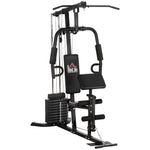 Multifunction Home Gym Machine With 45kg Weight Stack | Black