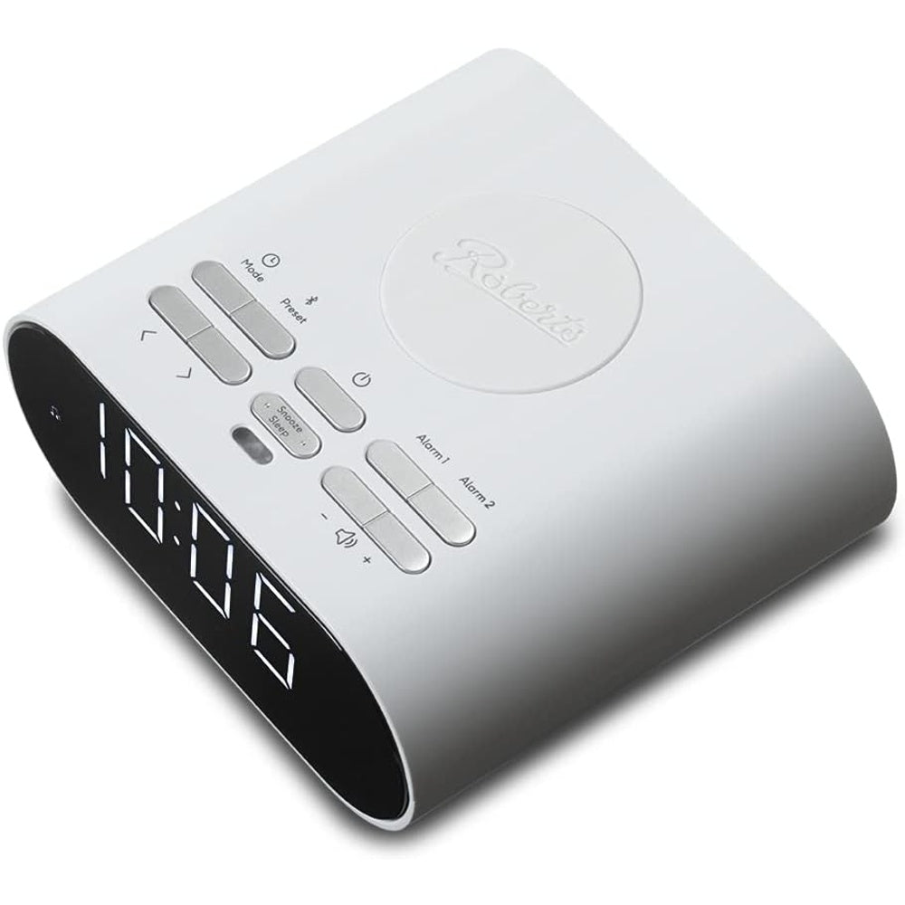 Ortus Charge Fm Rds Alarm Clock Radio | White
