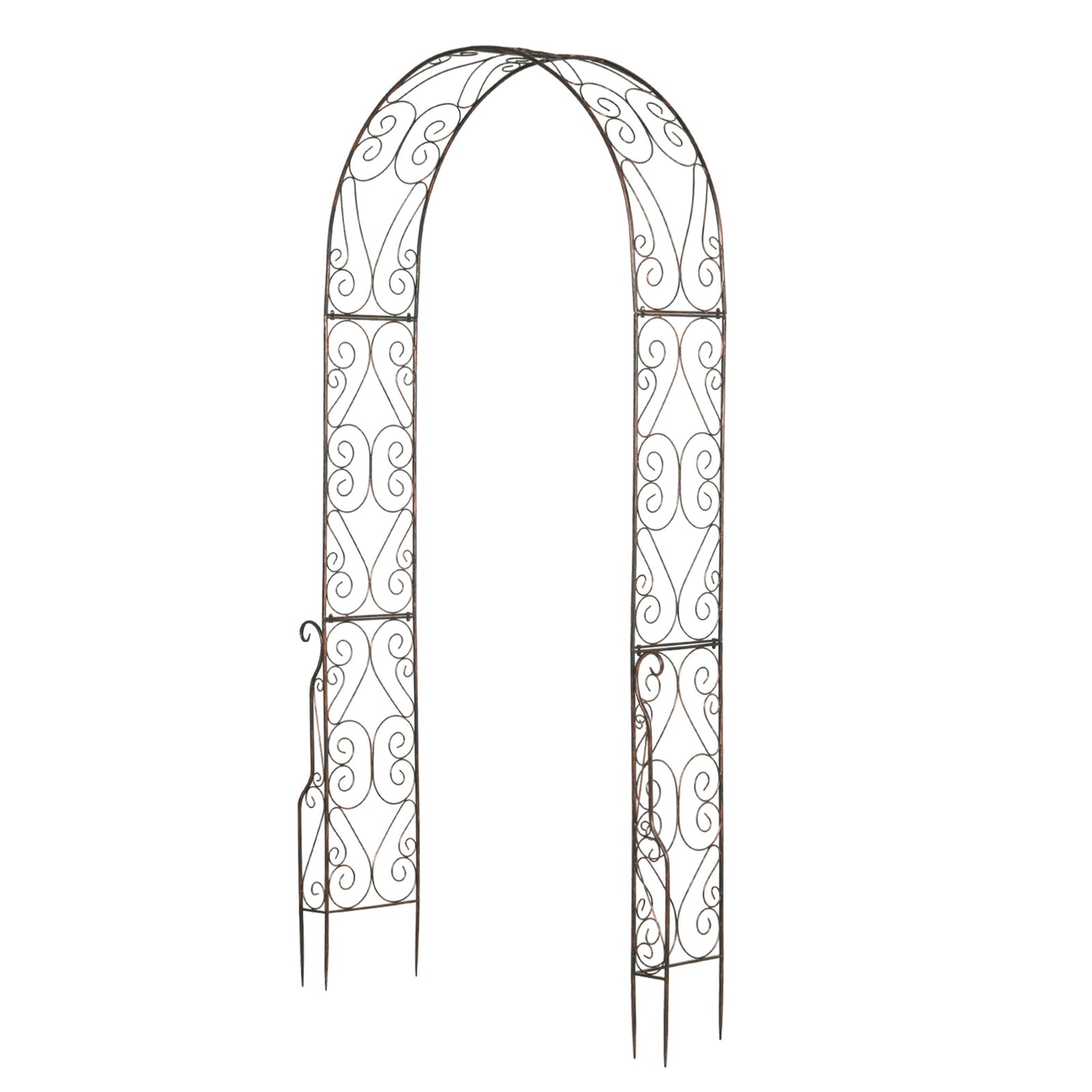Metal Garden Arch Trellis, Decorative, 120x30x226 Cm