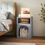 Bedside Table, Modern Bedside Cabinet For Bedroom | Grey