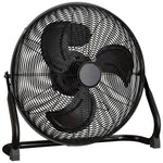 20" 100w Desk Fan Home Office Moving Oscillation With 3-speed Wind