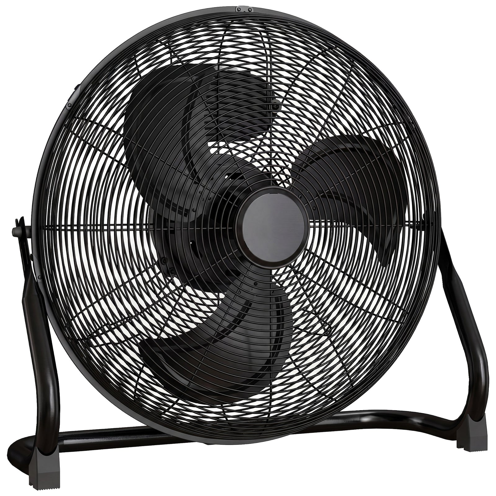 20" 100w Desk Fan Home Office Moving Oscillation With 3-speed Wind