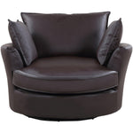 Fairburn Swivel Based Cuddle Chair | 1 | Brown