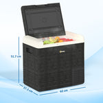 Car Refrigerator 12v Portable Freezer For Camping, Driving | Large