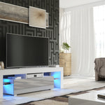 Aria Tv Unit 160cm With Led Lights | Grey
