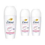 Powder Soft Roll On Anti-Perspirant with 48H Long Lasting Fragrance 50ml, 3pk