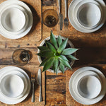 Nordic Stoneware Dinner Set | 16 Piece | White