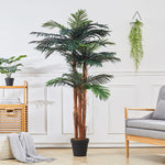 180cm H Large Artificial Palm Tree Fake Plant In Pot