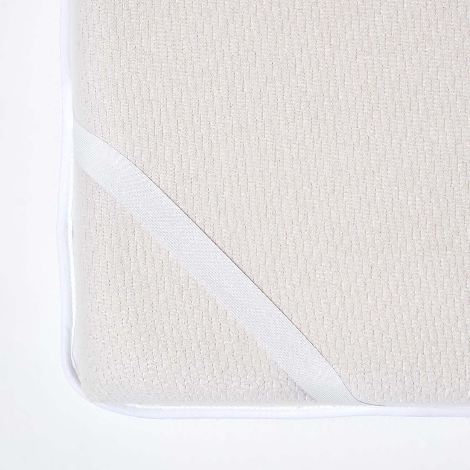 Luxury Extra Thick 500 Gsm Cotton Mattress Topper | Double | White
